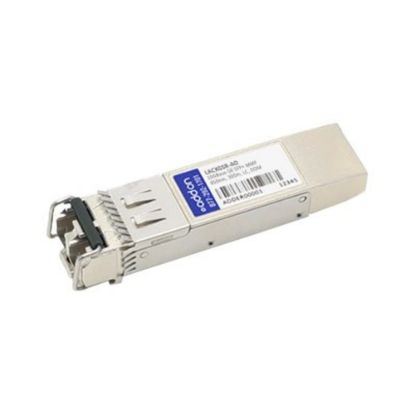 Picture of AddOn - SFP+ transceiver module (equivalent to: Linksys LACXGSR) - 10GbE - 10GBase-SR - LC multi-mode - up to 984 ft - 850 nm - TAA Compliant - for Linksys Business LGS552, LGS552P, Smart LGS318P, Smart LGS326P