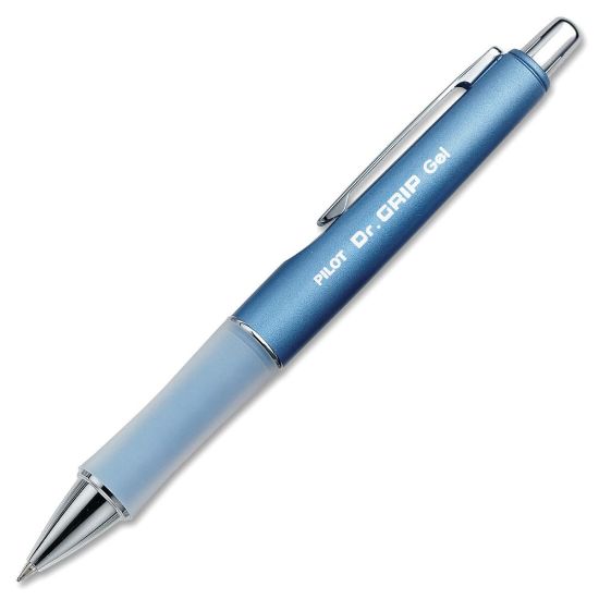 Picture of Pilot Dr. Grip LTD Gel Rollerball Pen, Fine Point, 0.7 mm, Ice Blue Barrel, Black Ink