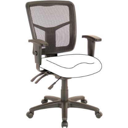 Picture of Lorell Ergonomic Mesh Mid-Back Office Chair Frame, Black