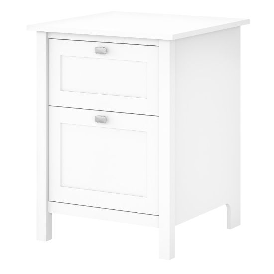 Picture of Bush Business Furniture Broadview 24inD Vertical 2-Drawer File Cabinet, Pure White, Delivery