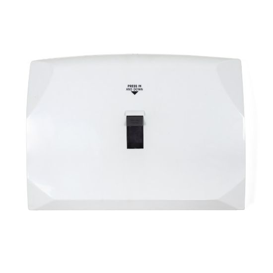 Picture of Hospeco Health Gards Lever Activated Toilet Seat Cover Dispenser System, White