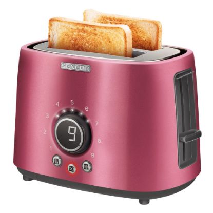 Picture of Sencor STS6053VT 2-Slot Toaster With Rack, Red