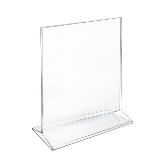 Picture of Azar Displays Top-Load Acrylic Sign Holders, 11in x 8 1/2in, Clear, Pack Of 10