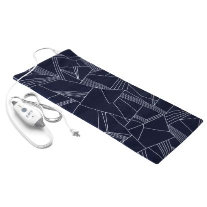 Picture of Pure Enrichment PureRelief Express Designer Series Heating Pad, 12in x 15in, Navy Graphic