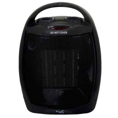 Picture of Vie Air 1500W Portable Ceramic Heater, 5-3/4inH x 7inW x 10inD, Black