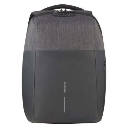 Picture of Volkano Smart Deux Backpack With 15.6in Laptop Pocket, Black/Charcoal