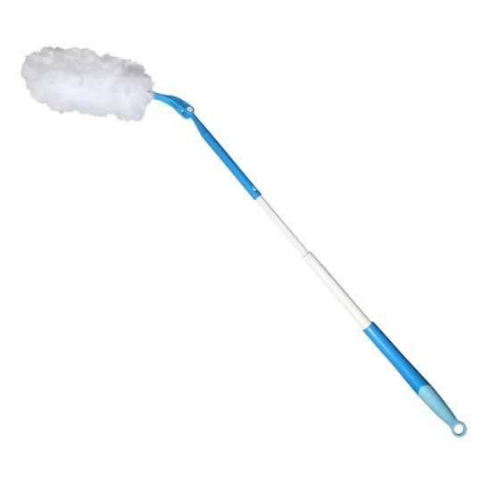 Picture of Ocedar Commercial 360 Duster With Extension Handle Kits, 17 - 27in, White/Blue, Case Of 12 Kits