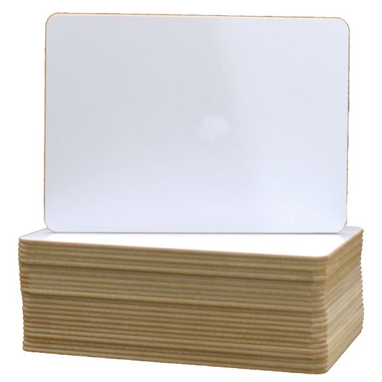 Picture of Flipside Products Non-Magnetic Dry-Erase Boards, 5in x 7in, Class Pack Of 24 Boards