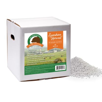 Picture of Just Scentsational Sunshine Harvest SOP Granular Fertilizer, 40 Lb