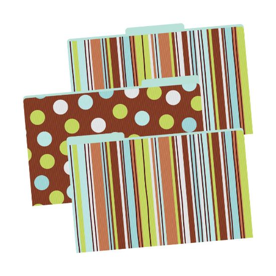 Picture of Barker Creek Tab File Folders, 8 1/2in x 14in, Legal Size, Ribbon, Pack Of 9