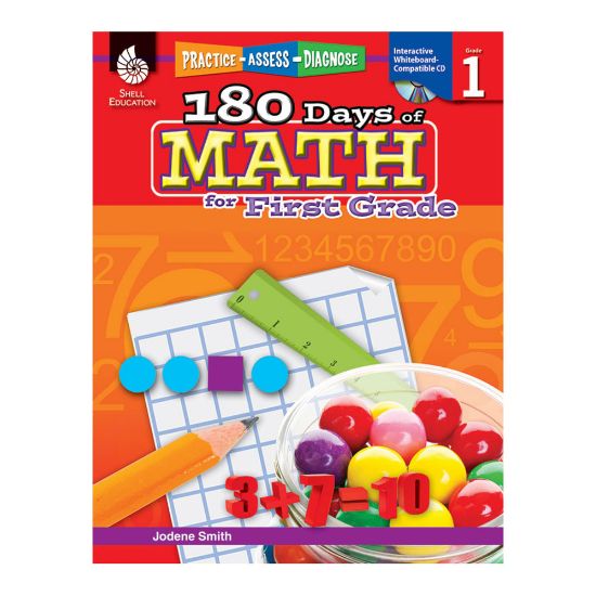 Picture of Shell Education 180 Days of Math Practice, Grade 1