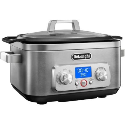 Picture of DeLonghi Livenza All-in-One Programmable Multi-Cooker - 6 Quart - CKM1641D - 7 Programmes - 1.50 gal - Cooking, Sauteing, Browning, Baking, Rice