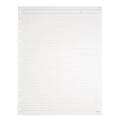 Picture of TUL Discbound Refill Pages, 8-1/2in x 11in, Narrow Ruled, Letter Size, 50 Sheets, White