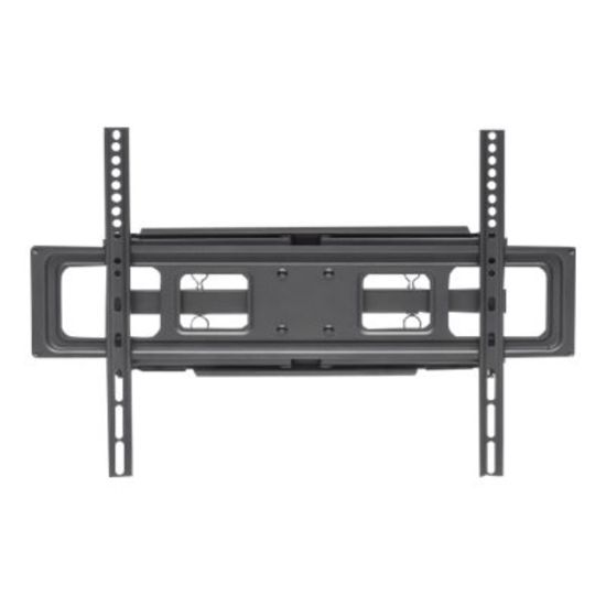 Picture of Manhattan TV & Monitor Mount, Wall, Full Motion, 1 screen, Screen Sizes: 37-65in, Black, VESA 100x100 to 600x400mm, Max 40kg, LFD, Tilt & Swivel with 3 Pivots, Lifetime Warranty - Bracket - for LCD TV / curved LCD TV - steel - black