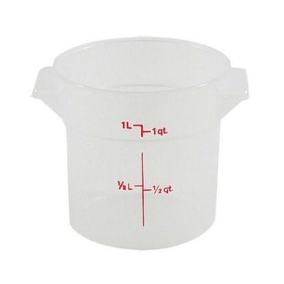 Picture of Cambro Food Storage Container, 1 Qt, Clear