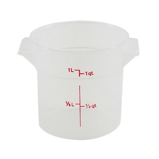 Picture of Cambro Food Storage Container, 1 Qt, Clear