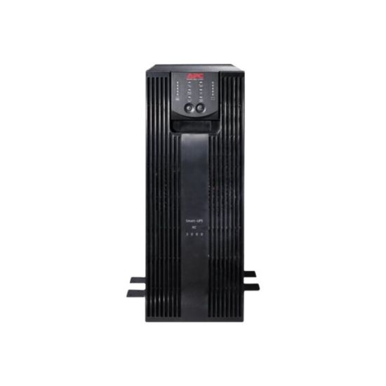 Picture of APC Smart-UPS RC 3000 - UPS - AC 220/230 V - 2.1 kW - 3000 VA - RS-232 - output connectors: 9 - 4U - black