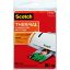 Picture of Scotch Front & Back Thermal Laminating Pouches TP5903-20, Glossy, 5.20in x 7.20in, 5 mil Thick, Clear, Box Of 20 Laminating Sheets