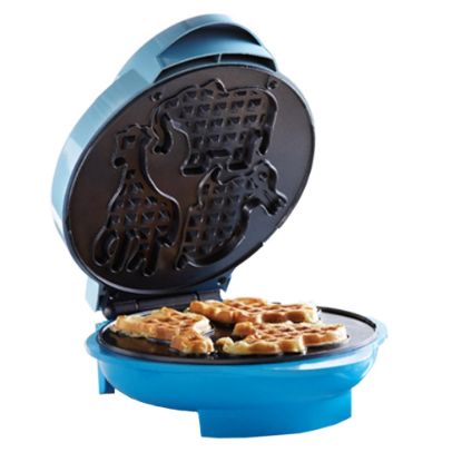 Picture of Brentwood Animal Shape Waffle Maker,9-1/2inH x 5-1/2inW x 11-1/2inD, Blue