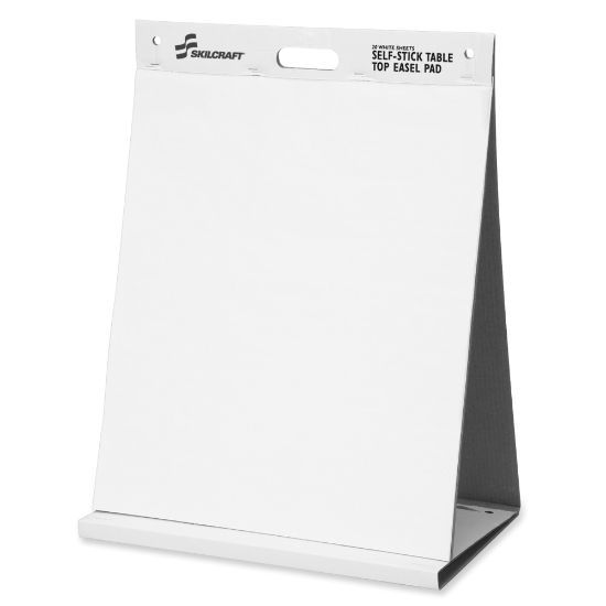 Picture of SKILCRAFT Self-Stick Tabletop Easel Pad, 20in x 23in (AbilityOne 7530-01-577-2170)