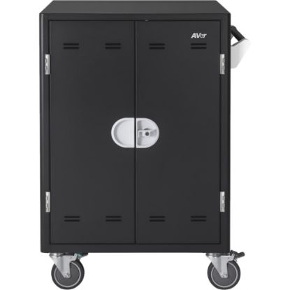 Picture of AVer AVerCharge X42i 42 Device Intelligent Charging Cart - 4 Casters - 5in Caster Size - 30.6in Width x 25.1in Depth x 42.1in Height - For 42 Devices