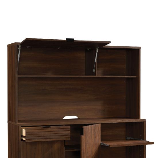 Picture of Sauder Englewood 66inW Hutch, Spiced Mahogany