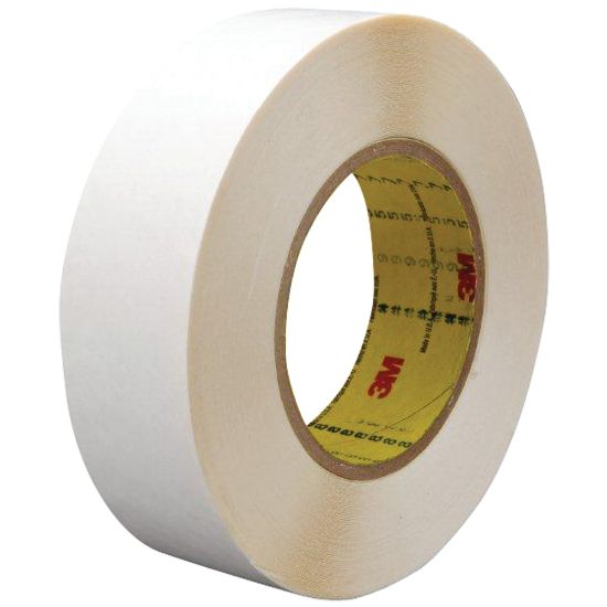 Picture of 3M 9579 Double-Sided Film Tape, 3in Core, 1in x 108ft, White, Case Of 2