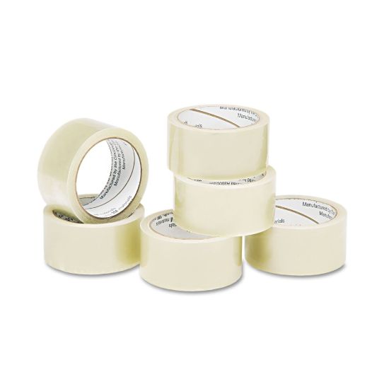 Picture of SKILCRAFT Economy-Grade Packaging Tape, 2in x 55 Yd., Clear, Pack Of 6 (AbilityOne 7510-01-579-6871)