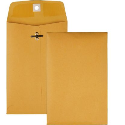 Picture of Quality Park Clasp Envelopes, #35, 5in x 7 1/2in, Brown, Box Of 100