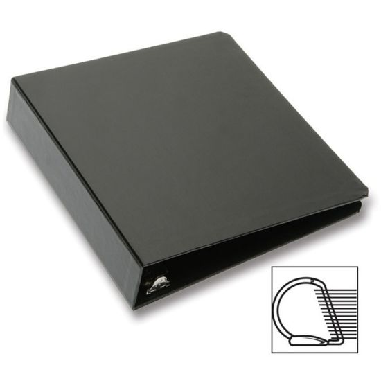 Picture of SKILCRAFT 3-Ring Binder, 1in D-Rings, 81% Recycled, Black (AbilityOne 7510-01-579-9329)