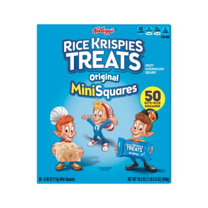 Picture of Rice Krispies Treats Original Mini Squares, 0.39 Oz, Box Of 50