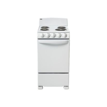 Picture of Danby DER202W - Range - freestanding - niche - width: 20 in - depth: 25 in - height: 36 in - with self-cleaning - white