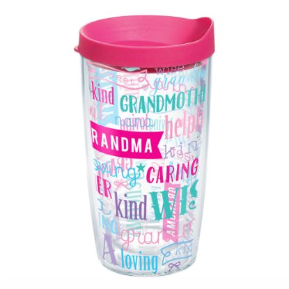 Picture of Tervis Definition of Grandma Tumbler With Lid, 16 Oz, Clear