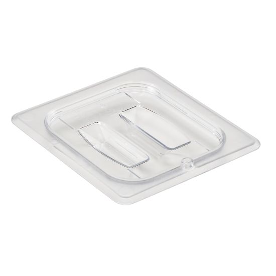 Picture of Cambro Camwear 1/6 Food Pan Lids With Handles, Clear, Set Of 6 Lids