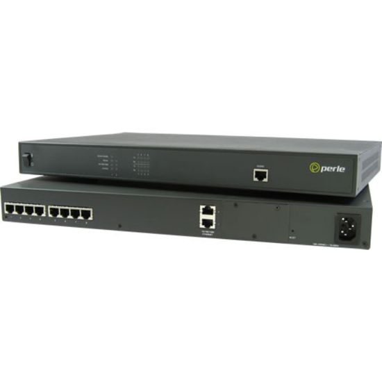 Picture of Perle IOLAN SDS8C Secure Terminal Server - Twisted Pair - 2 x Network (RJ-45) - 10/100/1000Base-T - Gigabit Ethernet - Management Port