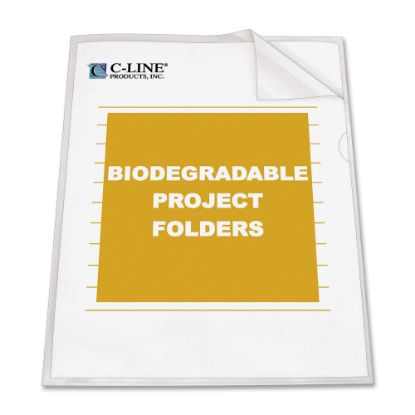 Picture of C-Line Project Folders, Letter Size, Clear, Box Of 25