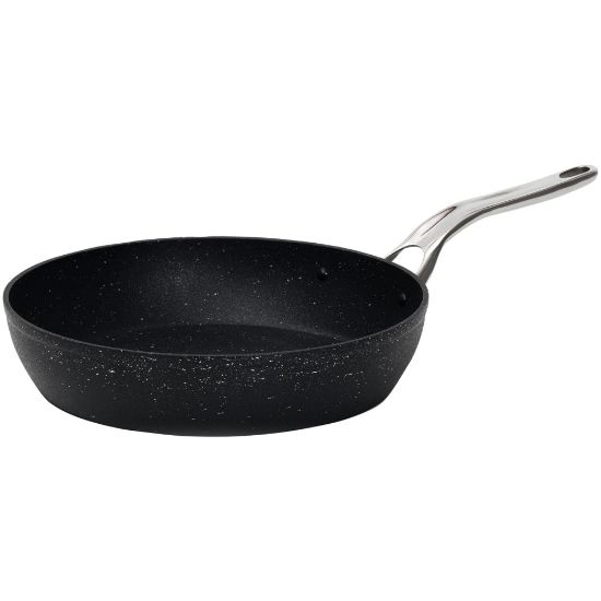 Picture of Starfrit 12in Fry Pan With Stainless Steel Handle, Black