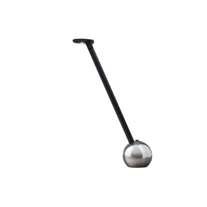 Picture of Adesso ADS360 Kiu LED Desk Lamp, Adjustable Height, 20 1/2inH, Black Shade/Chrome Base