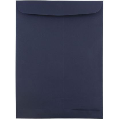 Picture of JAM Paper Open-End 9in x 12in Catalog Envelopes, Gummed Closure #10 1/2, Navy Blue, Pack Of 25