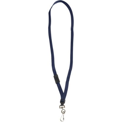 Picture of Partners Brand Breakaway Lanyards, 38in, Blue, Case Of 24