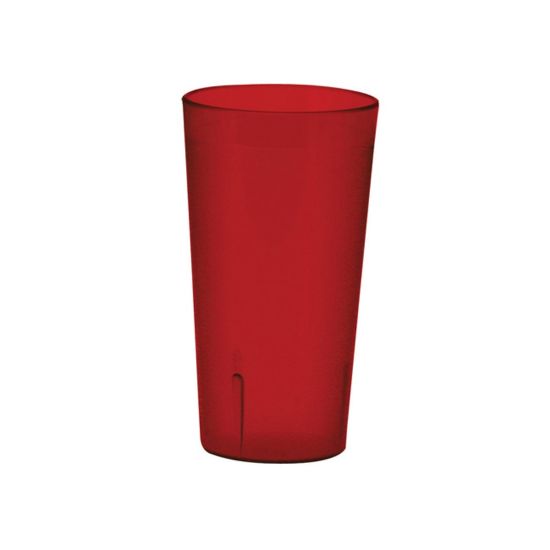 Picture of Winco Pebbled Tumblers, 20 Oz, Red, Pack Of 12 Tumblers