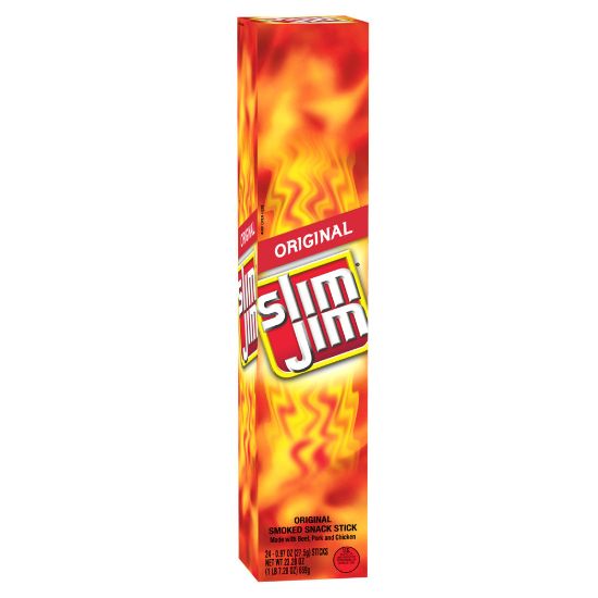 Picture of Giant Slim Jim Snacks, 0.97 Oz, Pack Of 24