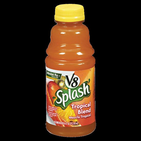 Picture of V8 Splash Fruit Juices, Tropical Blend, 16 Oz, Box Of 12