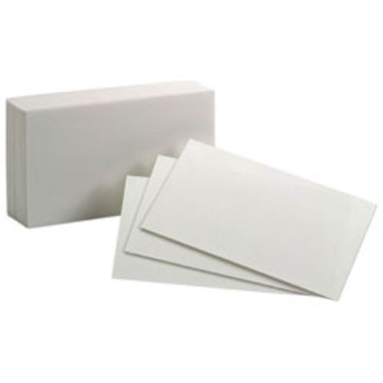 Picture of Tops Index Cards, Blank, 3in x 5in, White, Pack Of 300