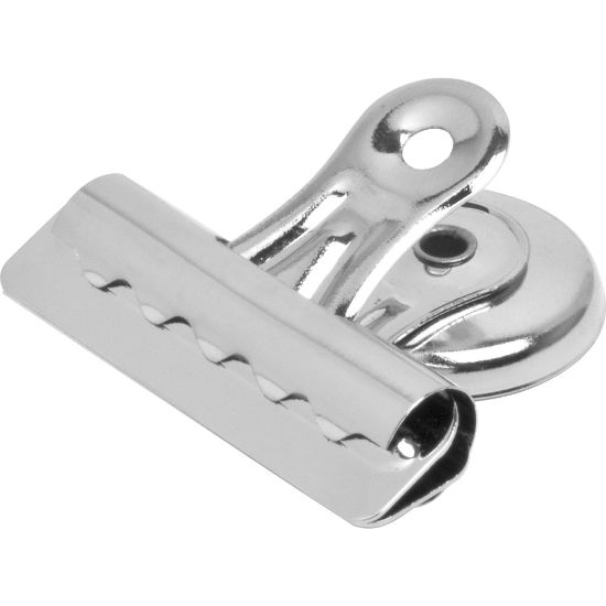 Picture of Sparco Bulldog Magnetic Clips, Size 2, 2 1/4in Wide, 1/2in Capacity, Silver, Box Of 12