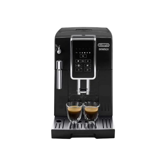 Picture of DeLonghi DINAMICA ECAM35020B - Automatic coffee machine with cappuccinatore - 15 bar - black/stainless