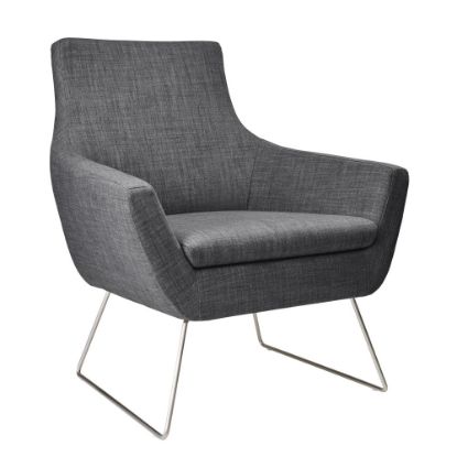 Picture of Adesso Kendrick Fabric Chair, Charcoal Gray