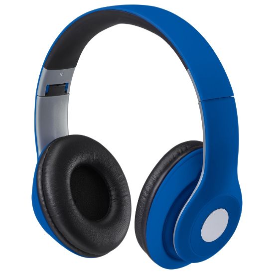 Picture of iLive Bluetooth Wireless Over-The-Ear Headphones, Blue, IAHB48MBU