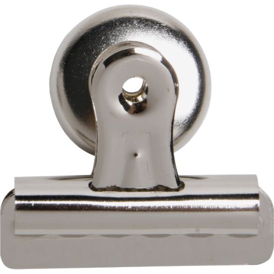 Picture of Sparco Bulldog Magnetic Clip, Size 2, 2 1/4in Wide, 1/2in Capacity, Silver