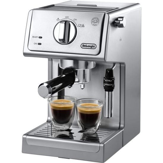 Picture of DeLonghi ECP 3630 - Coffee machine with cappuccinatore - 15 bar - silver